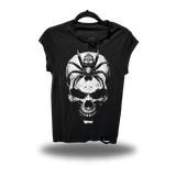 SPIDER SKULL ROAD RASH MUSCLE BLACK TEE