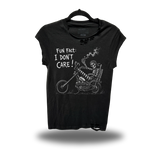 DON'T CARE ROAD RASH MUSCLE BLACK TEE