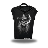 SMOKIN OUTLAW ROAD RASH MUSCLE BLACK TEE