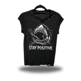 STAY POSITIVE ROAD RASH MUSCLE BLACK TEE