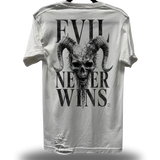 DEVIL SKULL ROAD RASH WHITE TEE 1.0