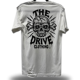 TDC BONE HEAD DISTRESSED WHITE TEE 1.0