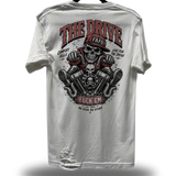 FOR THE DRIVE ROAD RASH WHITE TEE 1.0