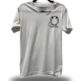 DEVIL SKULL ROAD RASH WHITE TEE 1.0
