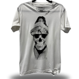 FLASH'EM ROAD RASH WHITE TEE 1.0