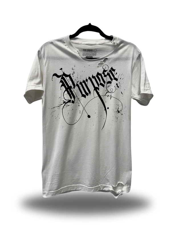PURPOSE ROAD RASH WHITE TEE 1.0