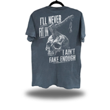 FAKE ENOUGH CLASSIC TEE *BLUE JEAN*