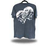 WARPED SKULLS CLASSIC TEE *BLUE JEAN*