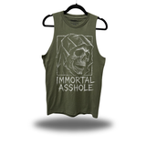 IMMORTAL ASSHOLE CLASSIC TANK TOP MILITARY GREEN