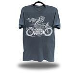 DRIVEN RIDER CLASSIC TEE *BLUE JEAN*