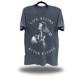 LIFE COFFEE CLASSIC TEE *BLUE JEAN*