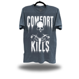COMFORT GRUNGE CLASSIC TEE *BLUE JEAN* *WHITE*