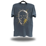 ELECTRIFIED SKULL CLASSIC TEE *BLUE JEAN*