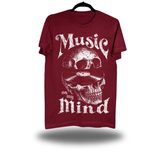 MUSIC MIND MAROON CLASSIC TEE