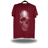 DEATH SKULL MAROON CLASSIC TEE