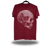 SPIRAL SKULL MAROON CLASSIC TEE