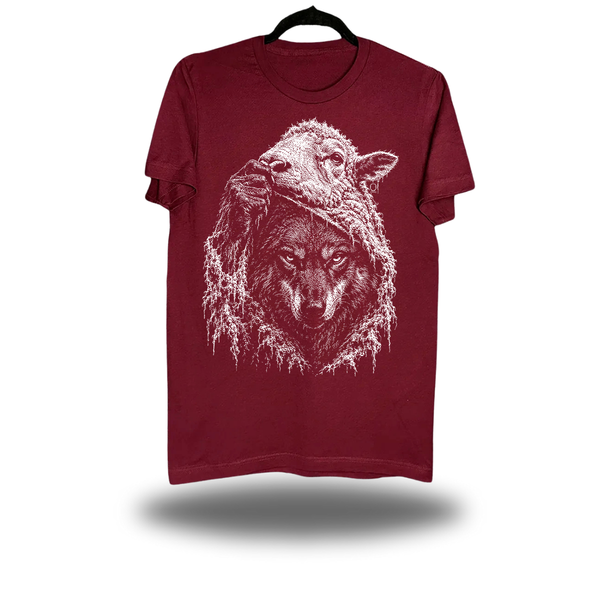 WOLF MAROON CLASSIC TEE