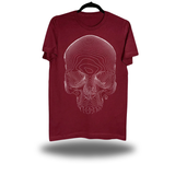 CONTOUR SKULL MAROON CLASSIC TEE