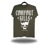 COMFORT CROSSES MILITARY GREEN CLASSIC TEE