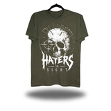 HATERS IN SIGHT MILITARY GREEN CLASSIC TEE