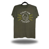 FOR PURPOSE MILITARY GREEN CLASSIC TEE