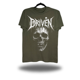 DRIVEN SKULL MILITARY GREEN CLASSIC TEE