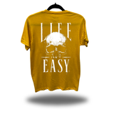 LIFE ISN'T EASY YELLOW CLASSIC TEE
