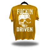 F*CKIN DRIVEN YELLOW CLASSIC TEE