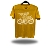 DRIVEN RIDER YELLOW CLASSIC TEE