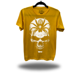 SPIDER SKULL YELLOW CLASSIC TEE