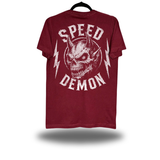 SPEED DEMON MAROON CLASSIC TEE