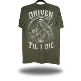 DIE REAPER MILITARY GREEN CLASSIC TEE