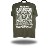 PREFER PAIN MILITARY GREEN CLASSIC TEE
