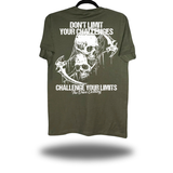 CHALLENGE LIMITS MILITARY GREEN CLASSIC TEE