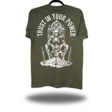 YOUR POWER MILITARY GREEN CLASSIC TEE