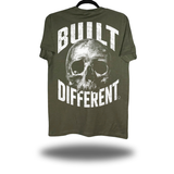 BUILT DIFFERENT MILITARY GREEN CLASSIC TEE