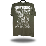 GROWTH BEGINS MILITARY GREEN CLASSIC TEE