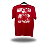 OUTWORK SKULL RED CLASSIC TEE