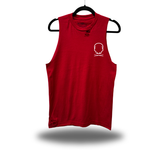 2 WHEELS RED ROAD RASH TANK TOP
