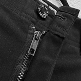 FLEX FITTED CUT OFF BLACK SHORTS