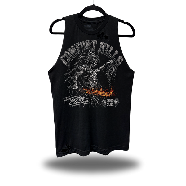 COMFORT GODDESS ROAD RASH TANK TOP