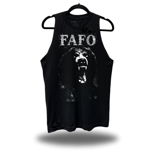 FAFO BEAR ROAD RASH TANK TOP