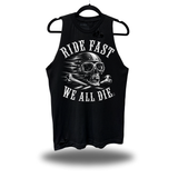 WE ALL DIE ROAD RASH TANK TOP