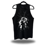 SHATTERED ROAD RASH TANK TOP