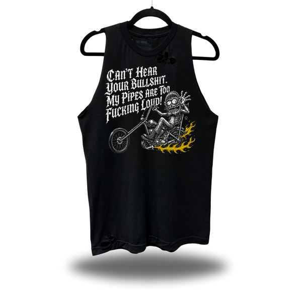 CAN'T HEAR ROAD RASH TANK TOP