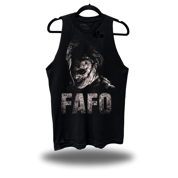 FAFO LEATHERFACE ROAD RASH TANK TOP