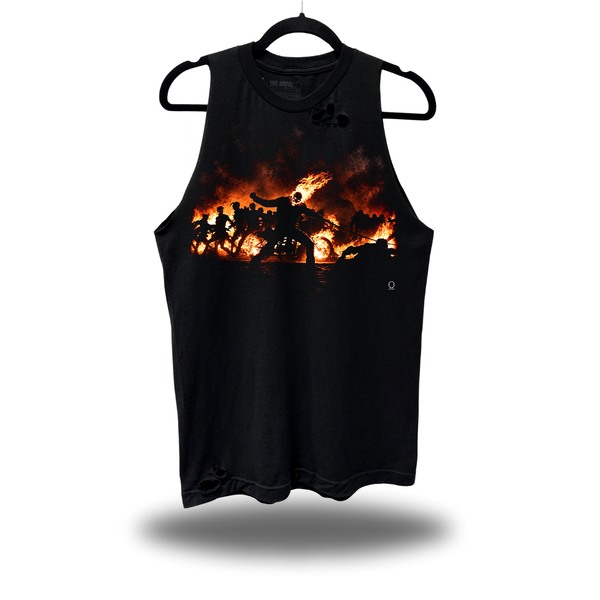 DRIVEN GHOST RIDER BATTLE ROAD RASH TANK TOP