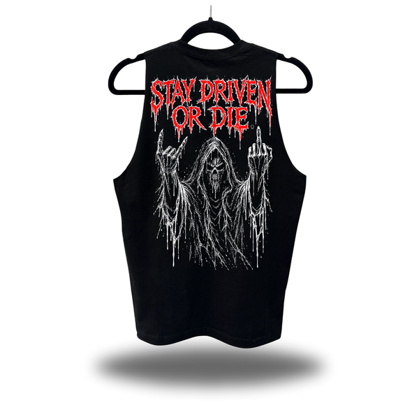 DRIVEN OR DIE MASK CLASSIC TANK TOP