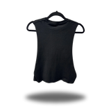STRIKE ROAD RASH BASIC BLACK CROP TANK TOP