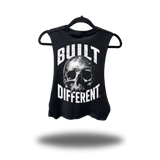BUILT DIFFERENT ROAD RASH BASIC BLACK CROP TANK TOP